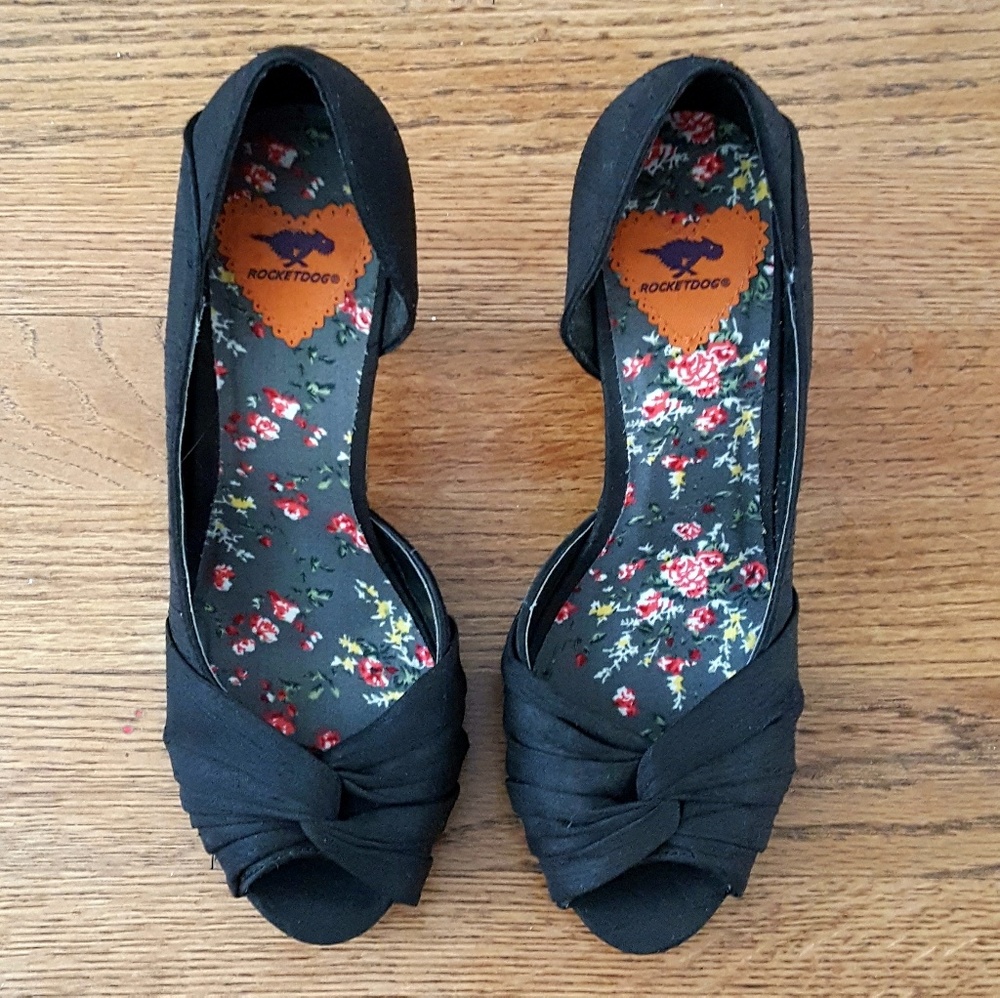 Rocket Dog Silk Heels